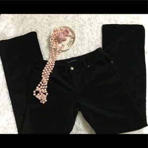 Elie Tahari Soft Black Corduroy Pants Size 0